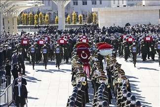 Helikopter kazasında şehit olan 11 asker son yolculuklarına uğurlanıyor