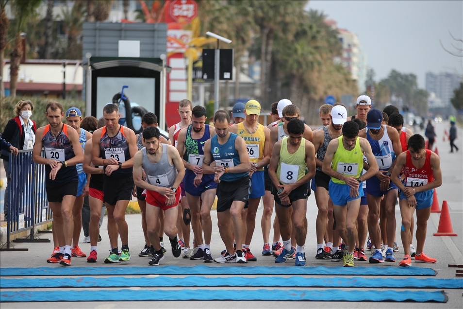 Spor Toto Uluslararası Türkiye Yürüyüş Şampiyonası Antalya'da başladı
