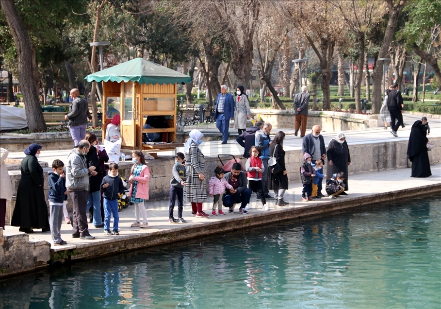 Şanlıurfa'da cadde ve sokaklarda hareketlilik yaşandı