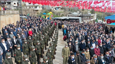 Bitlis şehitlerine veda