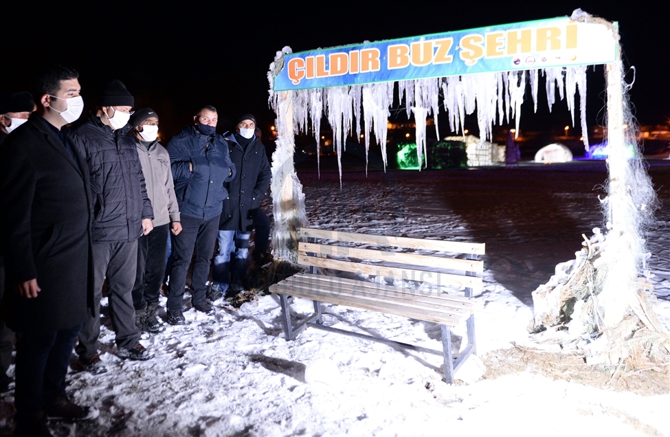 "مدينة الجليد".. وجهة سياحية جديدة شرقي تركيا