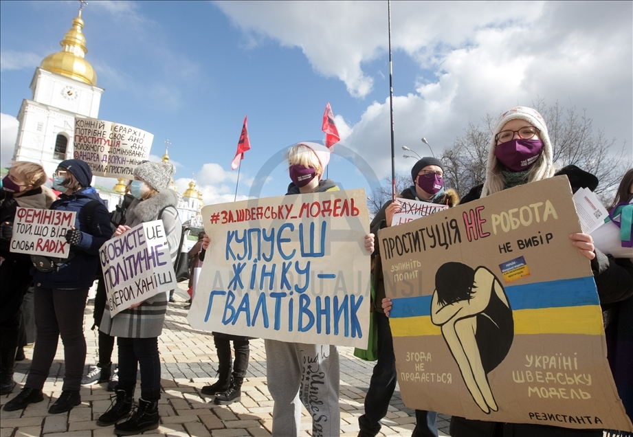 International Women's Day demonstration in Kyiv