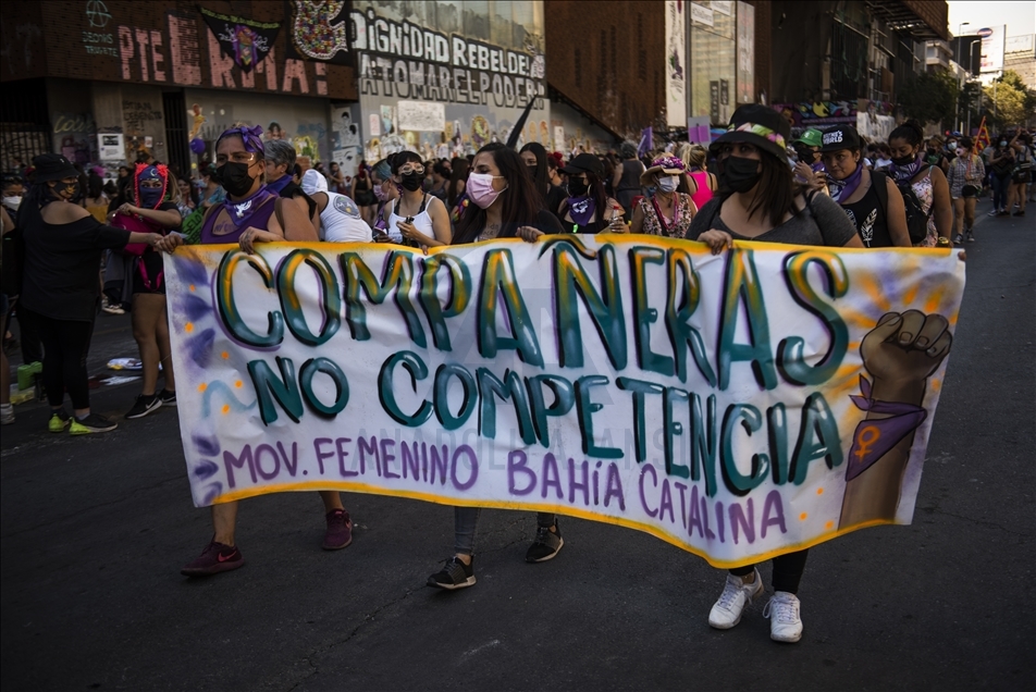 International Women's Day demonstration in Chile