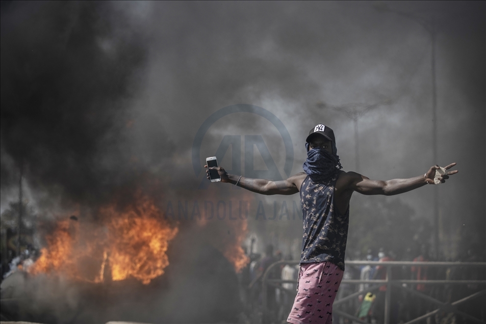 Senegalese demonstrate in support of opposition leader Ousmane Sonko