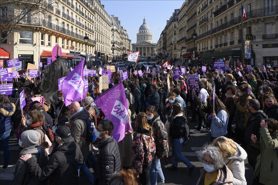 International Women's Day demonstration in Paris