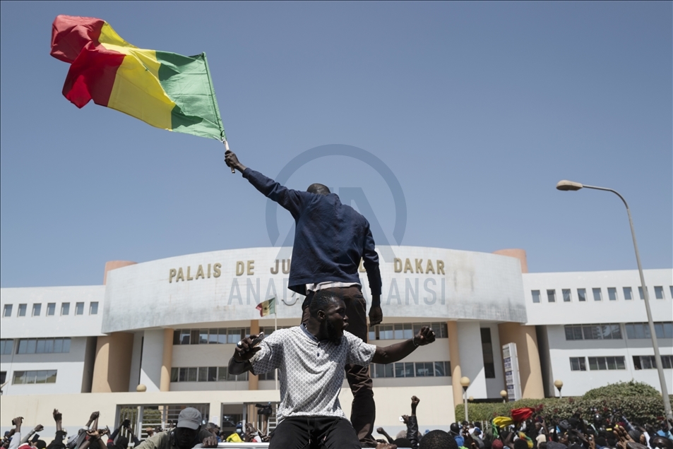 Senegalese demonstrate in support of opposition leader Ousmane Sonko