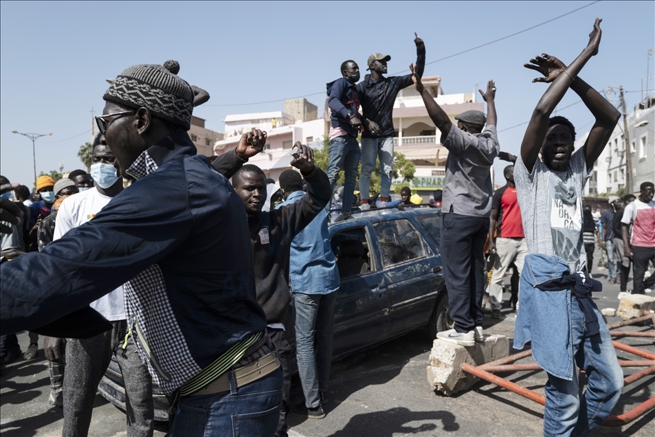 Senegalese demonstrate in support of opposition leader Ousmane Sonko