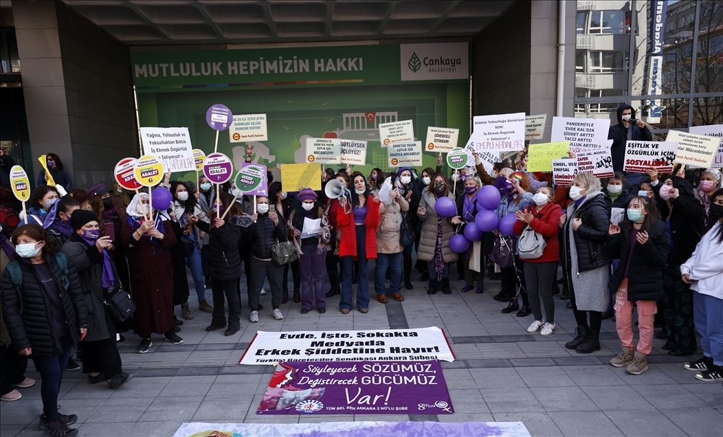 International Women's Day demonstration in Ankara