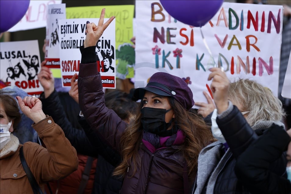 International Women's Day demonstration in Ankara