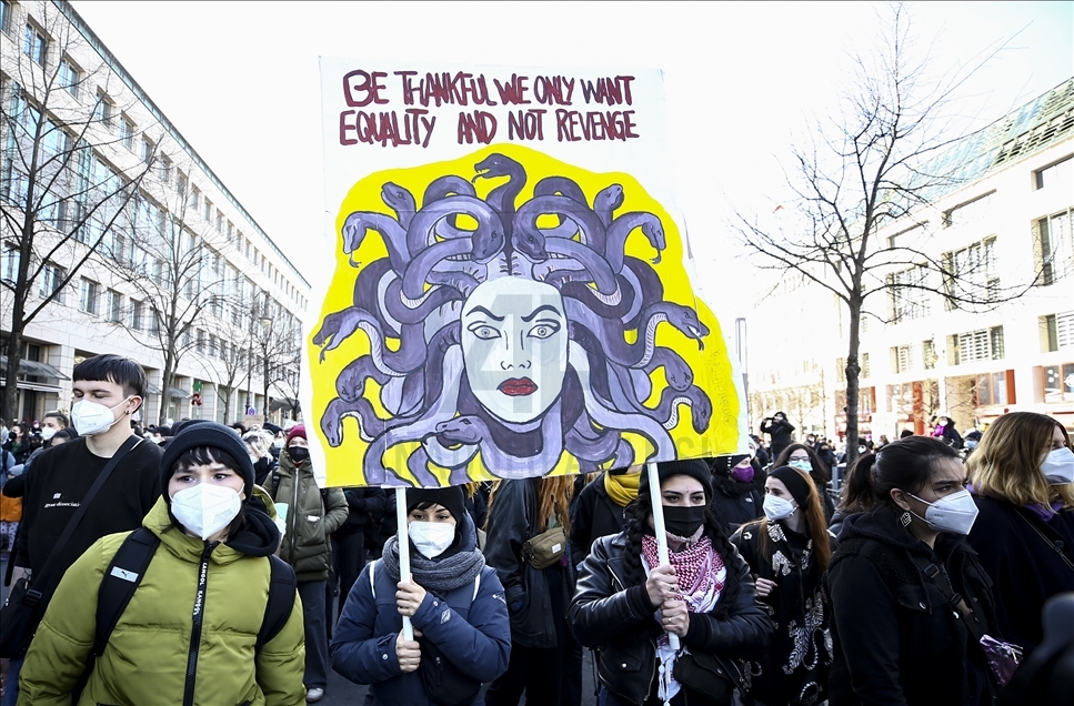 International Women's Day demonstration in Berlin​​​​​​