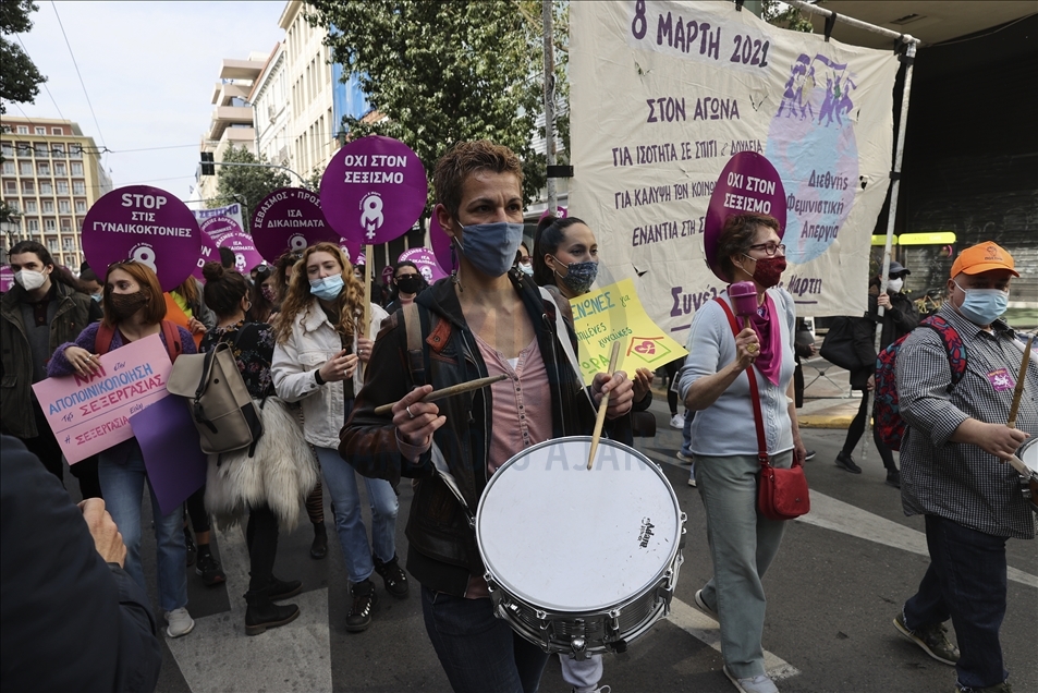 International Women's Day demonstration in Athens