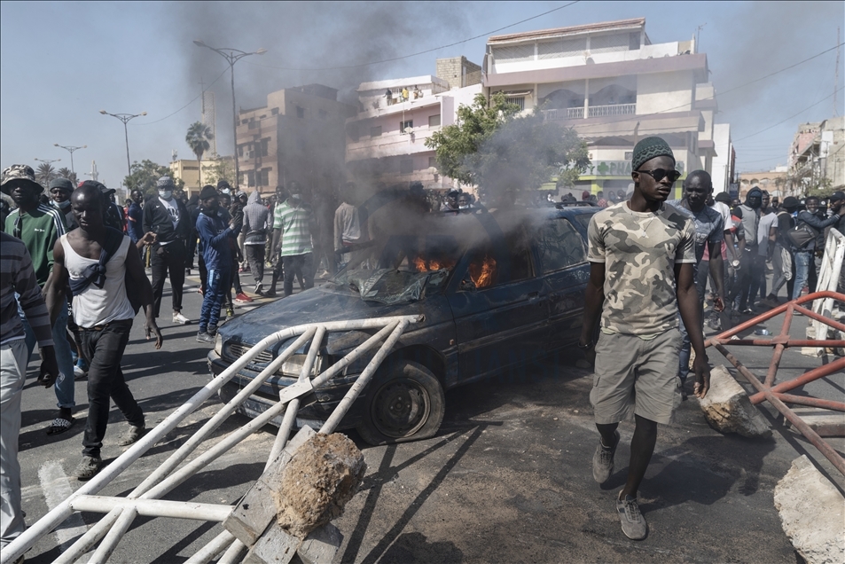 Senegalese demonstrate in support of opposition leader Ousmane Sonko