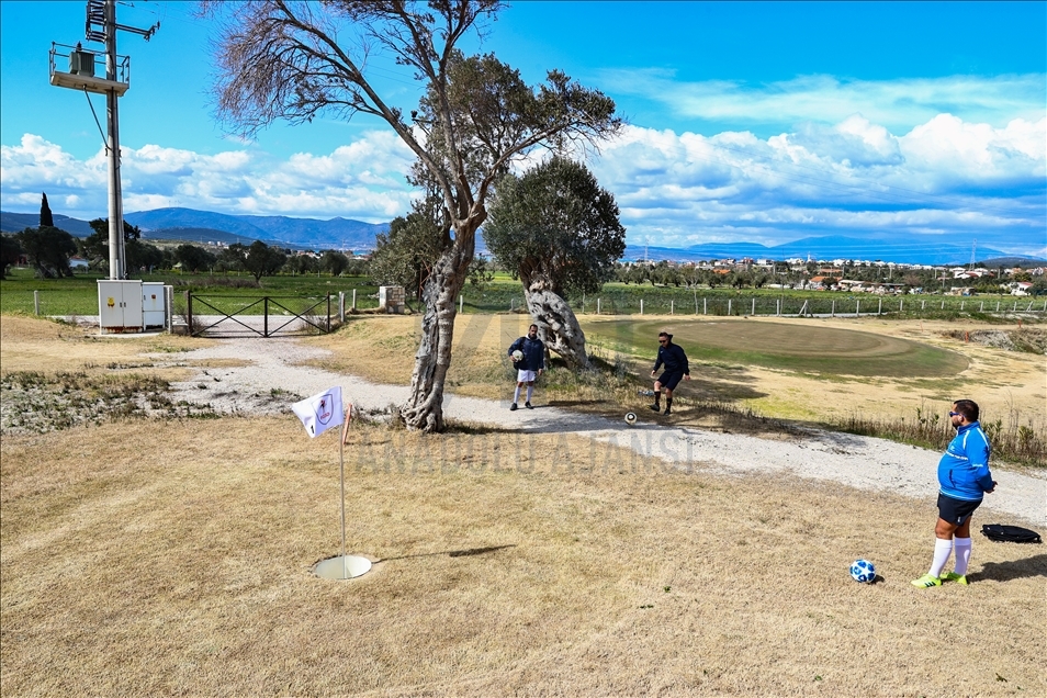 "Futgolf" Türkiye'de de yaygınlaşıyor