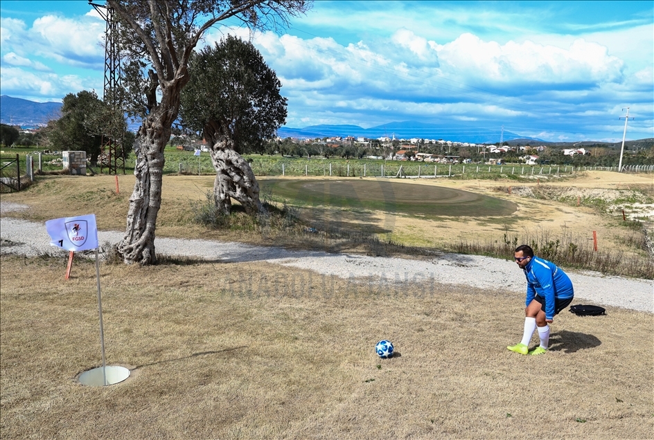 "Futgolf" Türkiye'de de yaygınlaşıyor