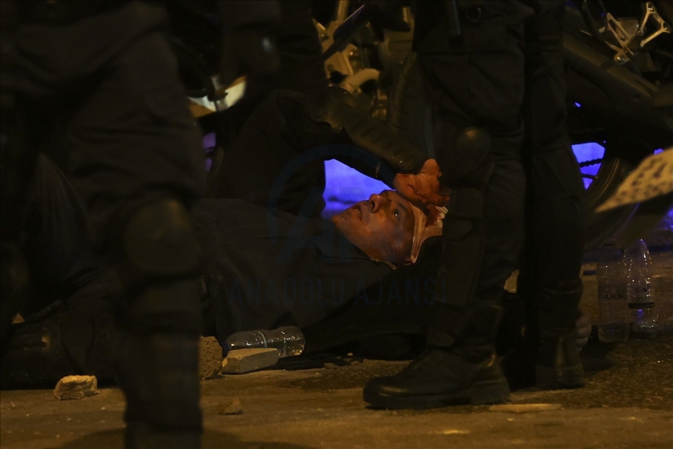 Police brutality protesters clash with police in Athens