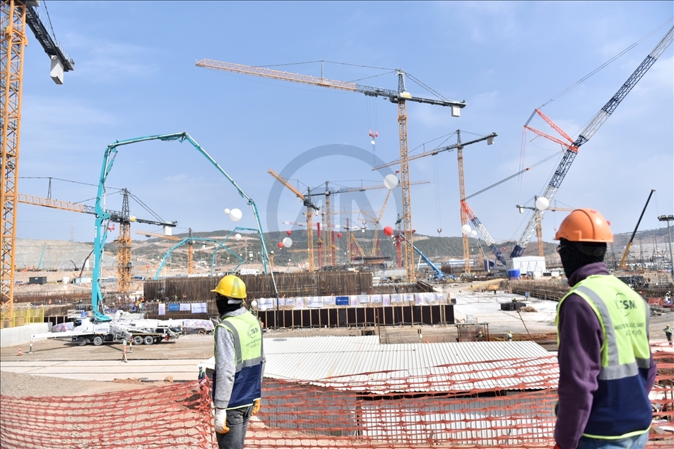 Akkuyu NGS'de üçüncü ünitenin temeli atılıyor