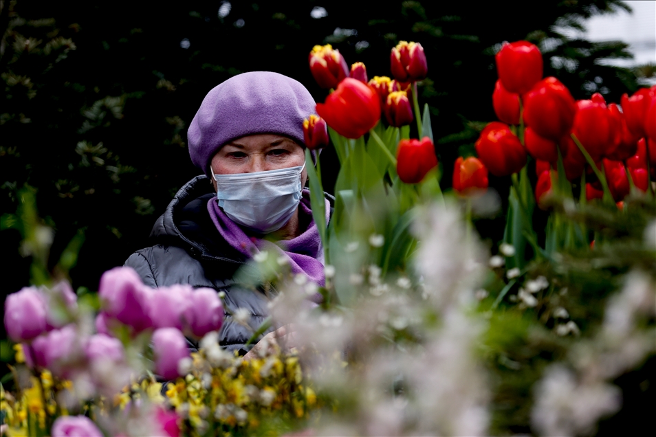 Moskova’daki botanik bahçesine 8 Mart Dünya Kadınlar günü öncesi yoğun ilgi