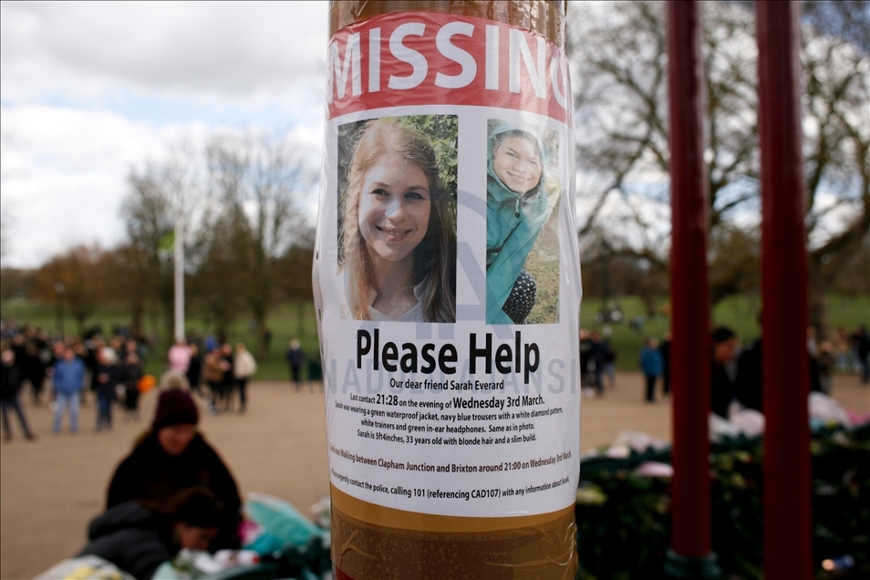 Londres rinde un homenaje a Sarah Everard, asesinada por un policía