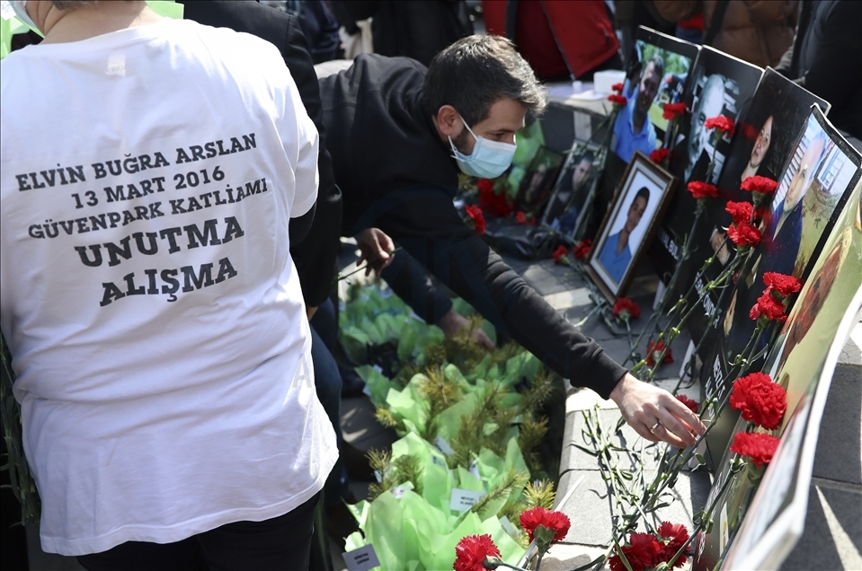 Güvenpark'taki terör saldırısında hayatını kaybedenler anıldı