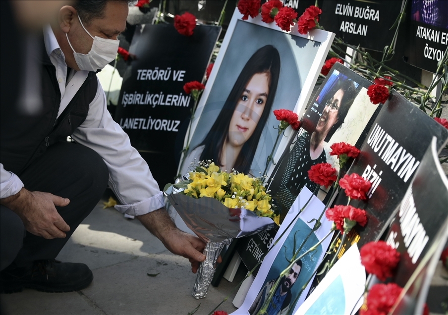 Güvenpark'taki terör saldırısında hayatını kaybedenler anıldı