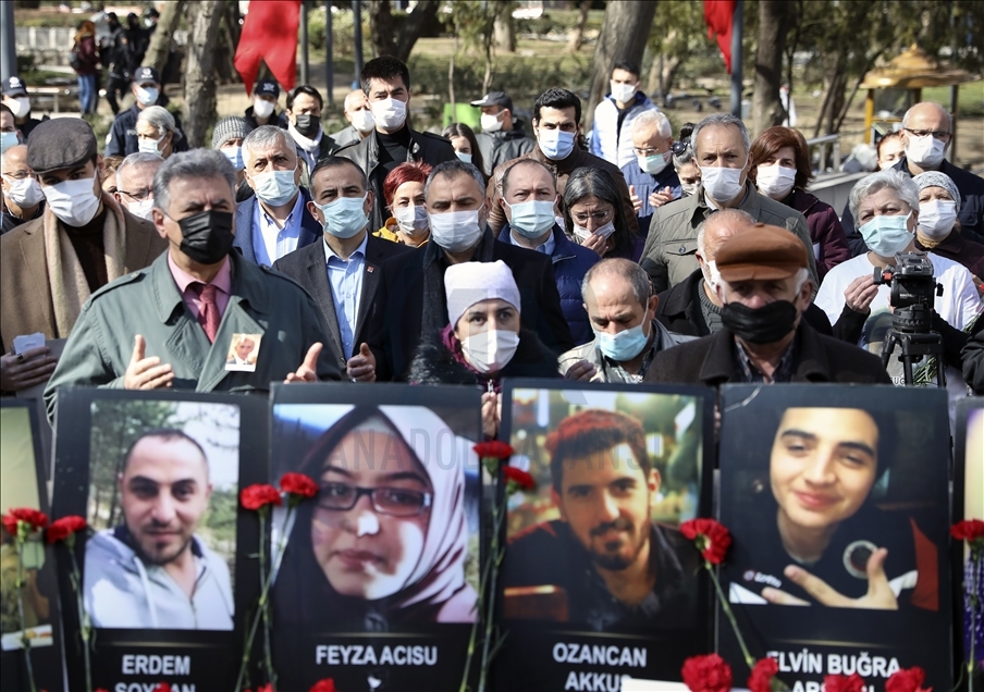 Güvenpark'taki terör saldırısında hayatını kaybedenler anıldı