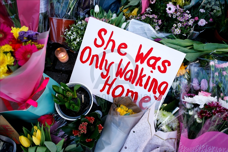'Reclaim These Streets' vigil held in London after Sarah Everard murder