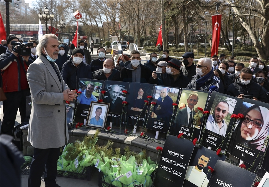 Güvenpark'taki terör saldırısında hayatını kaybedenler anıldı