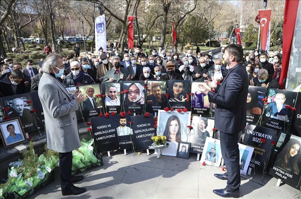 Güvenpark'taki terör saldırısında hayatını kaybedenler anıldı