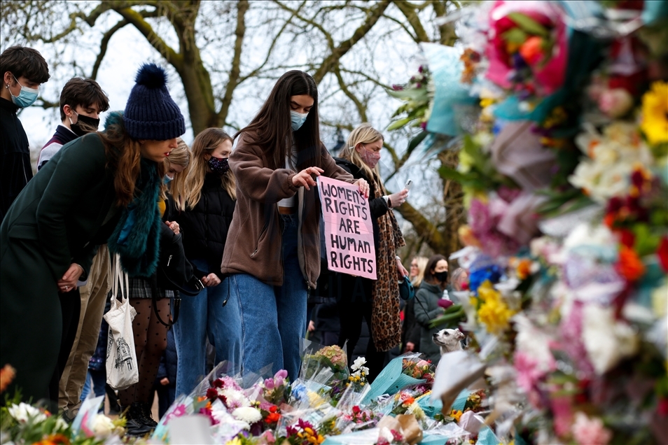 'Reclaim These Streets' vigil held in London after Sarah Everard murder
