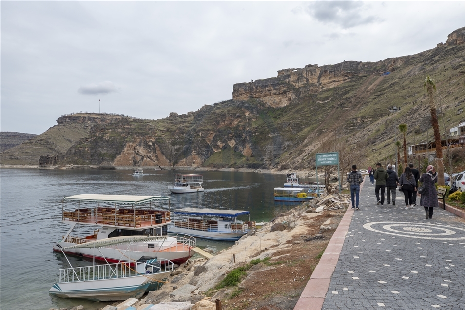 Diyarbakır'ın turizm ilçesi Eğil, hafta sonu ziyaretçilerin ilgi odağı oldu