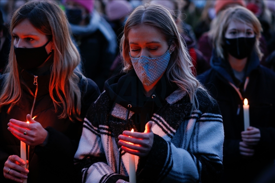 'Reclaim These Streets' vigil held in London after Sarah Everard murder
