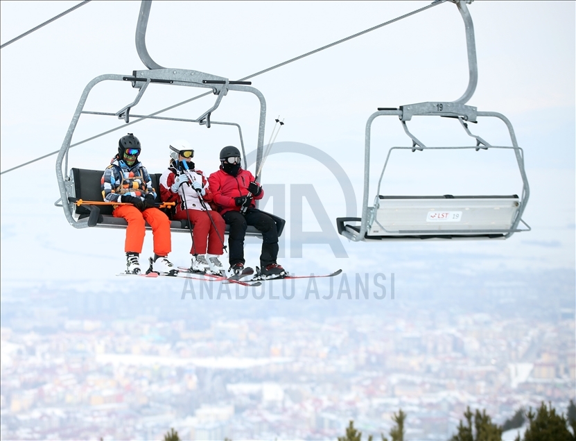 Ski tourism in Turkey's Erzurum