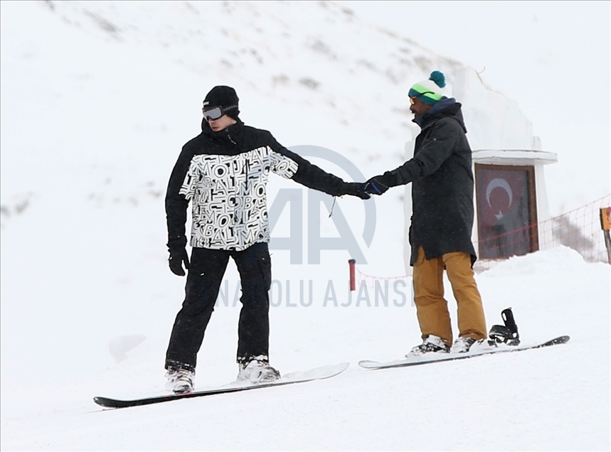 Ski tourism in Turkey's Erzurum