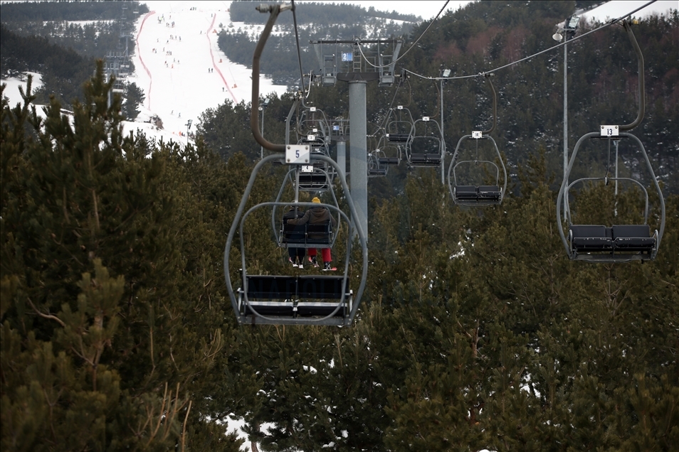 Ski tourism in Turkey's Erzurum