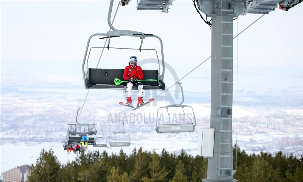 Ski tourism in Turkey's Erzurum