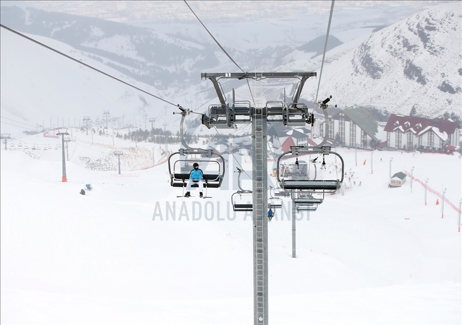 Ski tourism in Turkey's Erzurum