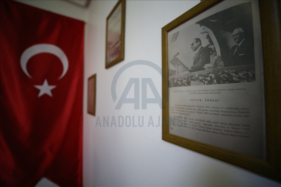 Adnan Menderes'in açtığı 66 yıllık Susurluk Şeker Fabrikası'nda anılar müzede yaşatılıyor
