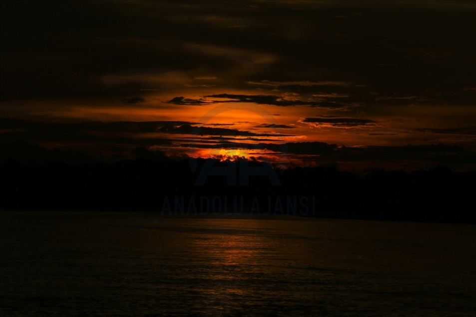 Atardecer en San José del Guaviare, la puerta de la Amazonía colombiana