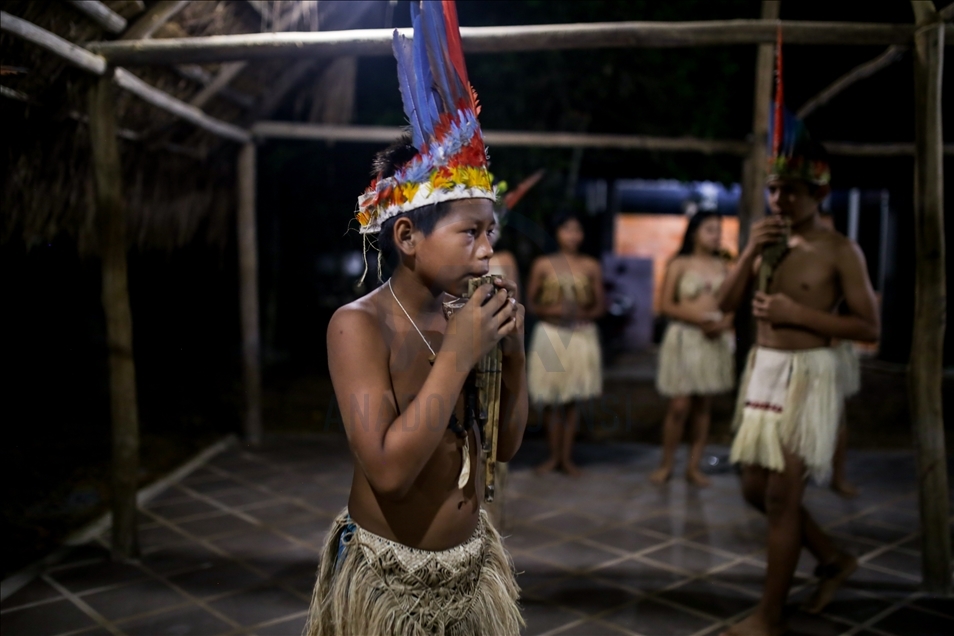 Tukano Oriental Indigenous People at San Jose del Guaviare, the door of the Colombian Amazon
