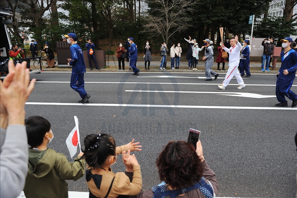 TOKYO 2020 Olympic Flame torch relay