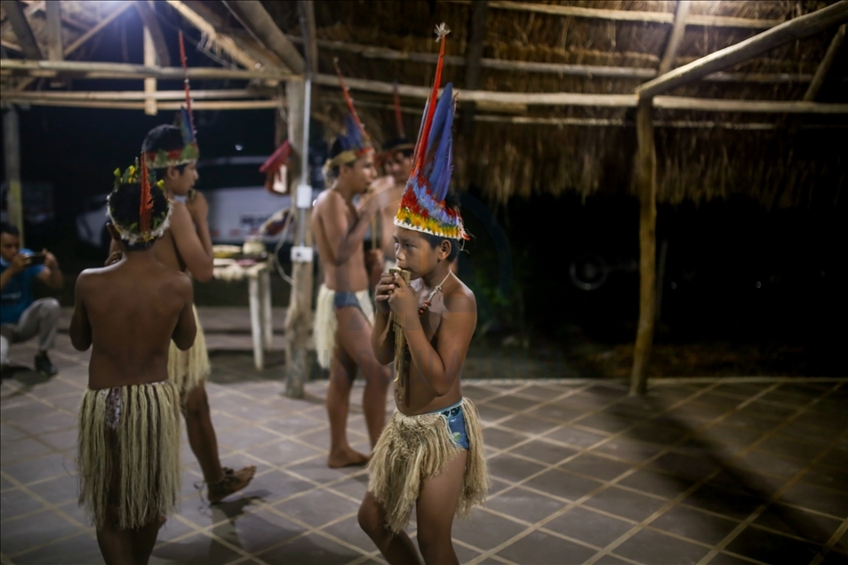 Tukano Oriental Indigenous People at San Jose del Guaviare, the door of the Colombian Amazon