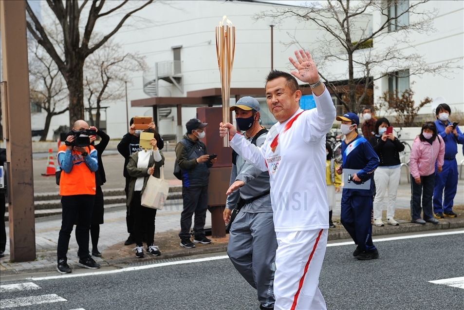 TOKYO 2020 Olympic Flame torch relay