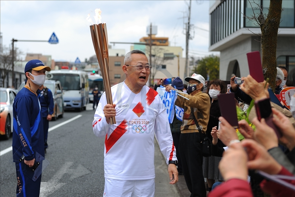 TOKYO 2020 Olympic Flame torch relay