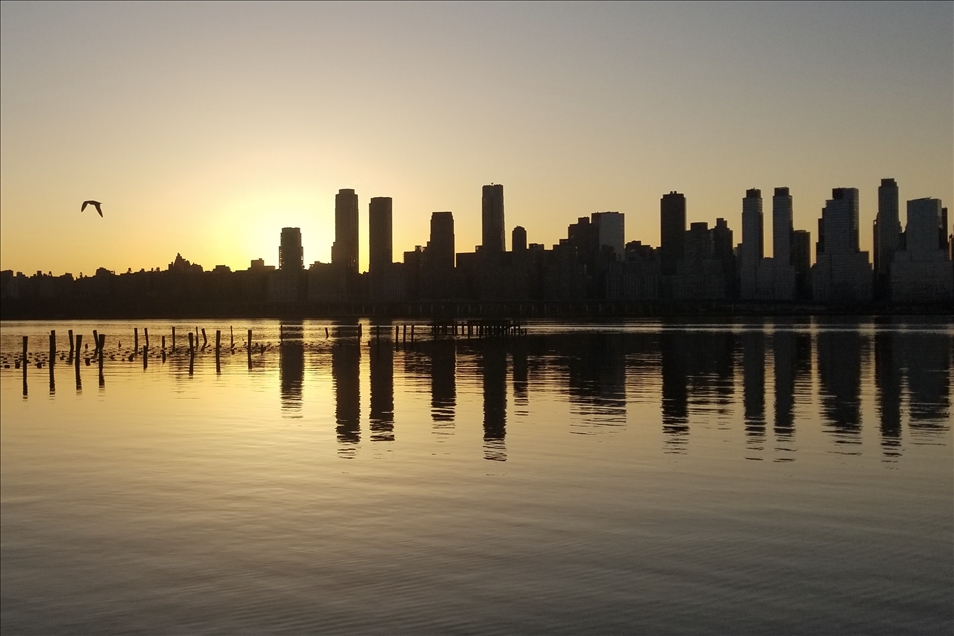 New York'ta gün doğumu