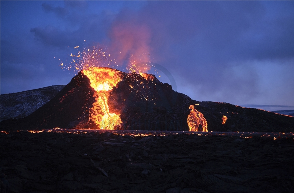 Geldingadalur volcano eruption