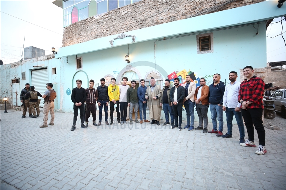 كۆنسوڵی توركیا له موسڵ سهردانی سهنتهری رۆشنبیری بێتناى كرد