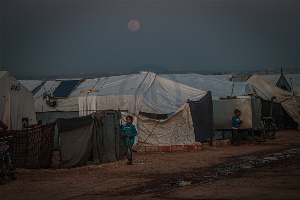 Full Moon in Syria's Idlib