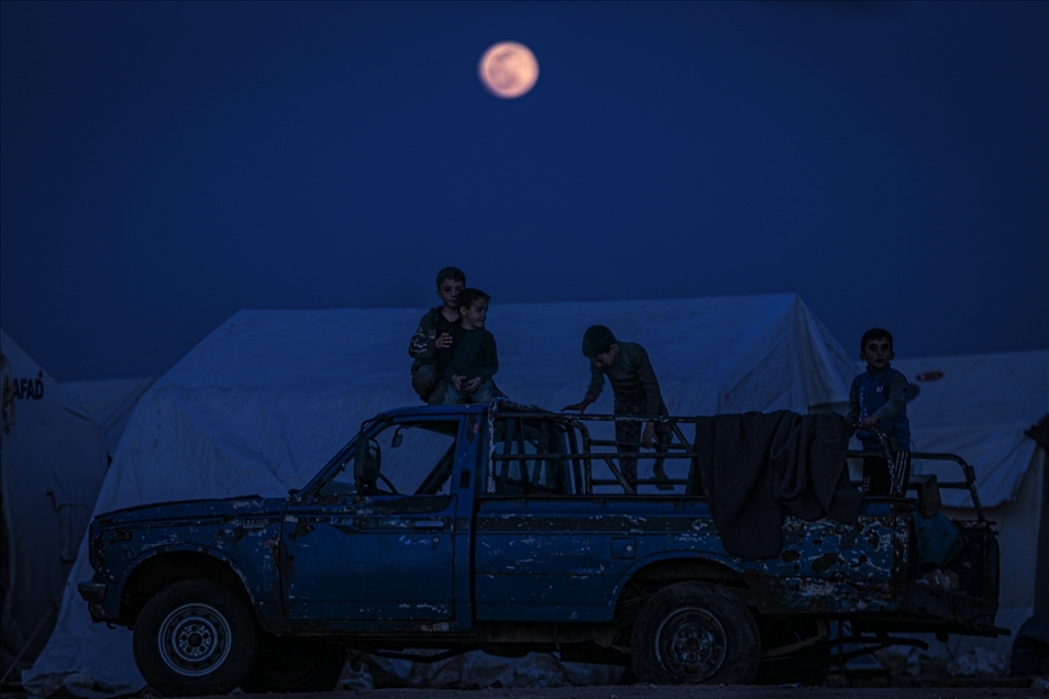 Full Moon in Syria's Idlib