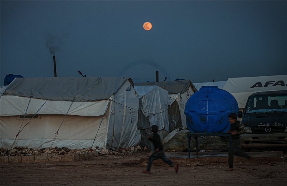 Full Moon in Syria's Idlib
