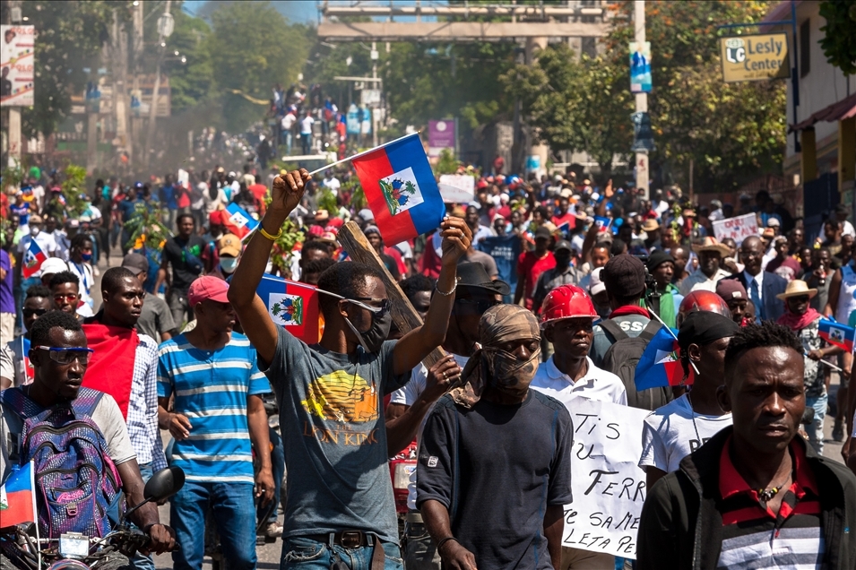  Manifestation contre le président Jovenel Moïse en Haïti